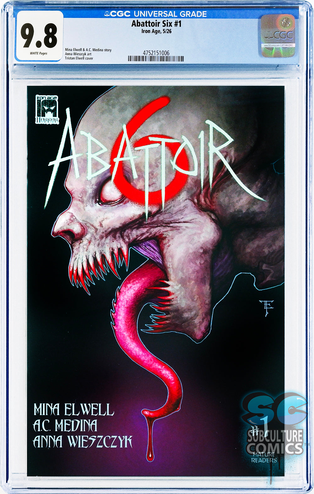 Abattoir Six #1 CGC 9.8