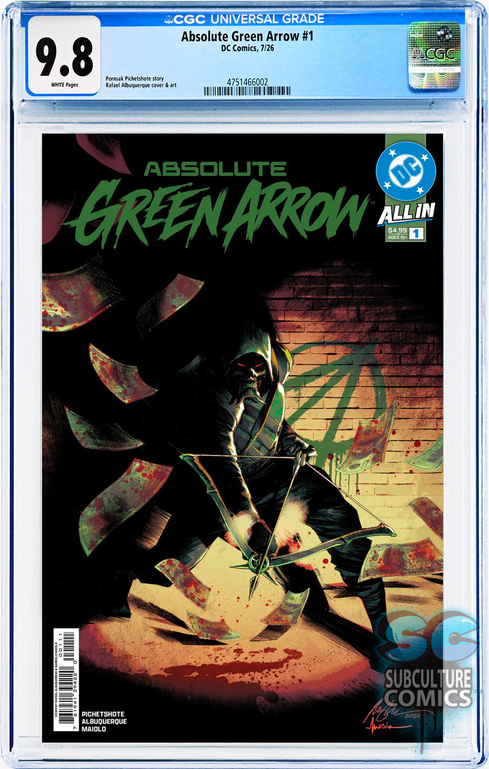 Absolute Green Arrow #1 CGC 9.8