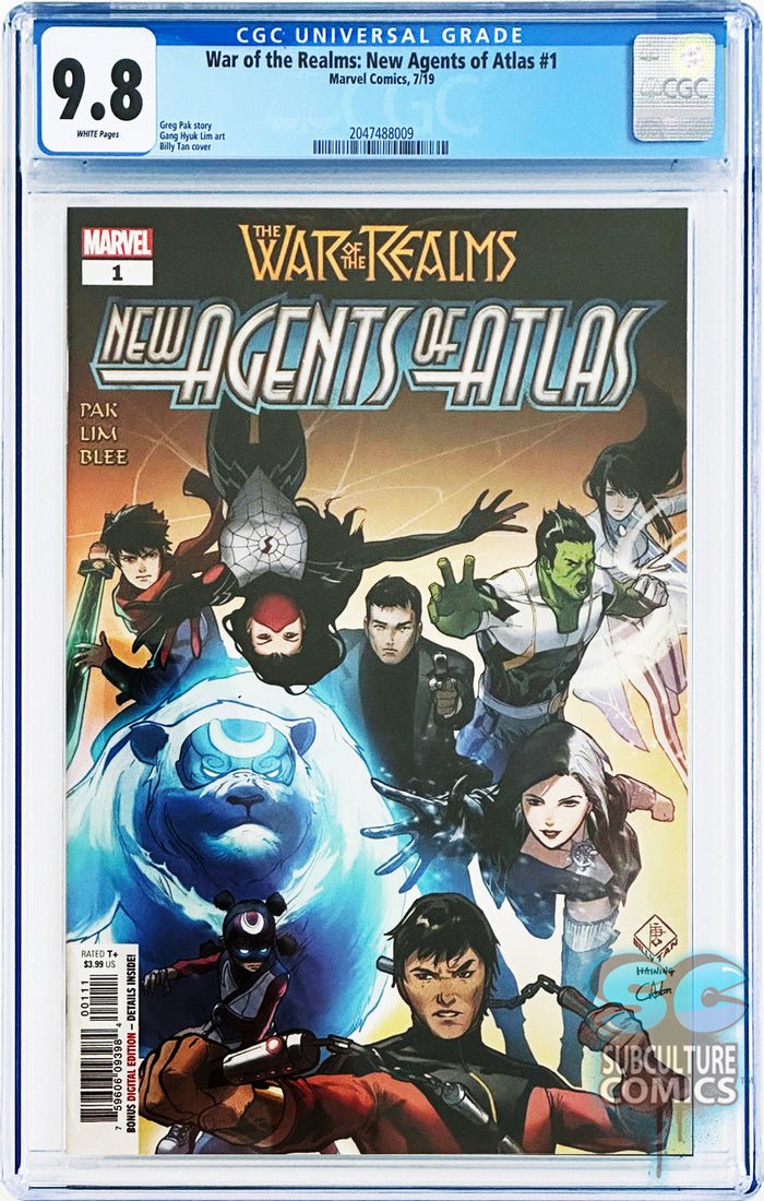 War of the Realms: New Agents of Atlas CGC 9.8
