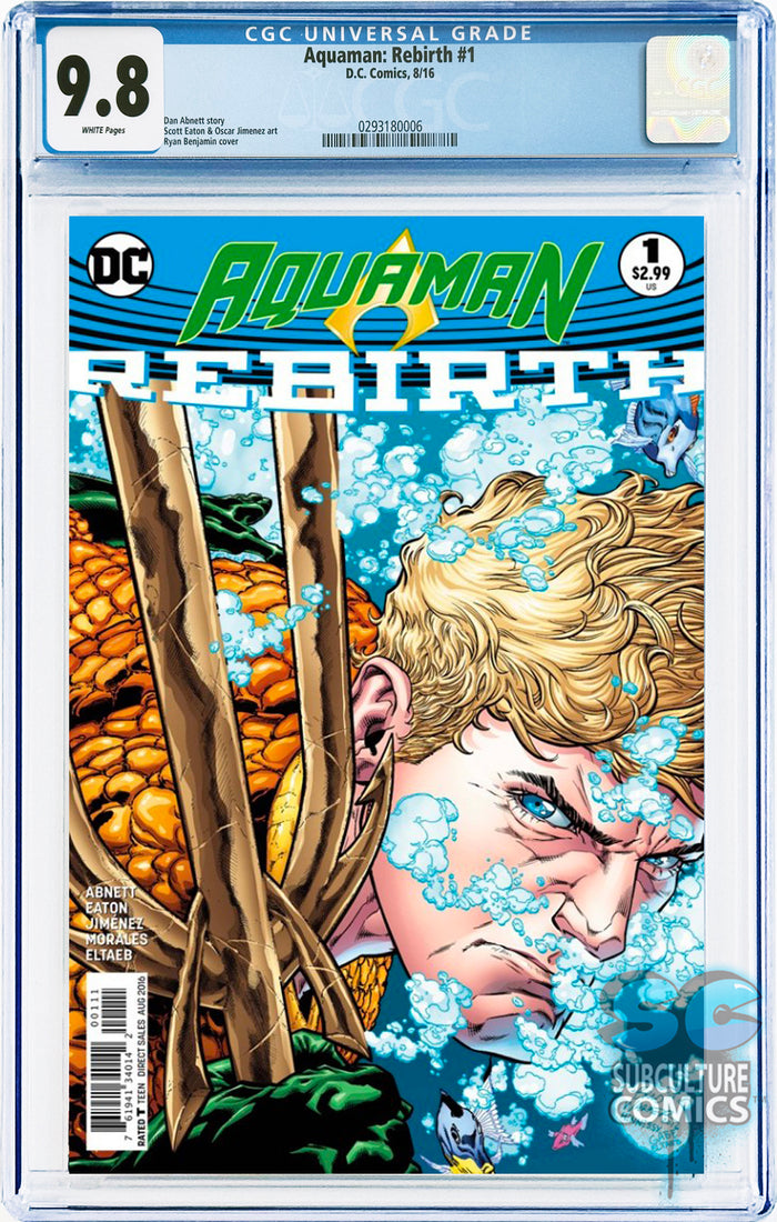 Aquaman: Rebirth #1 CGC 9.8