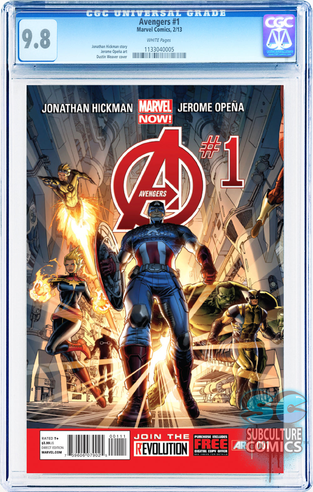 Avengers #1 CGC 9.8