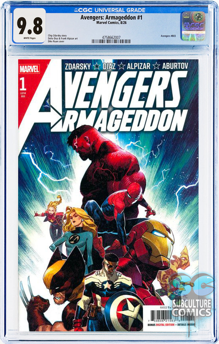 Avengers: Armageddon #1 CGC 9.8