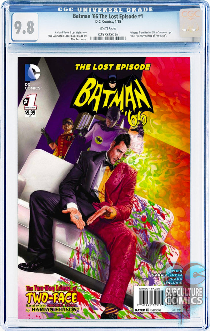 Batman '66 The Lost Episode #1 CGC 9.8