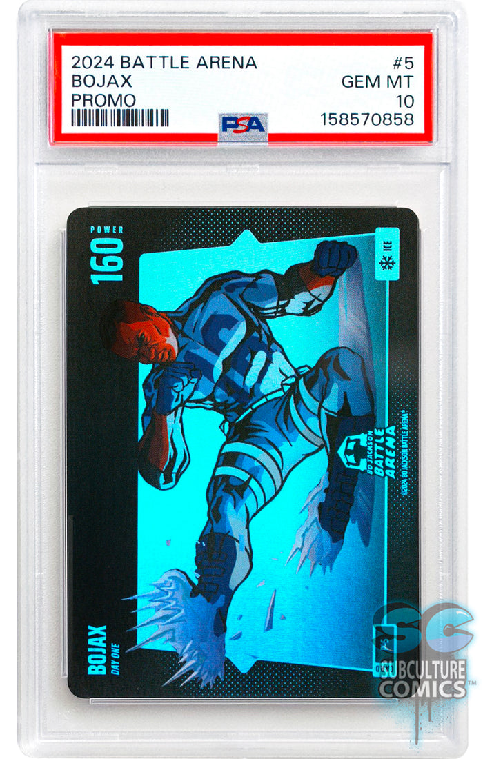 2024 Bo Jackson Battle Arena Alpha Edition: Bojax 1st Day Ice Promo #5 - PSA 10 Gem Mint
