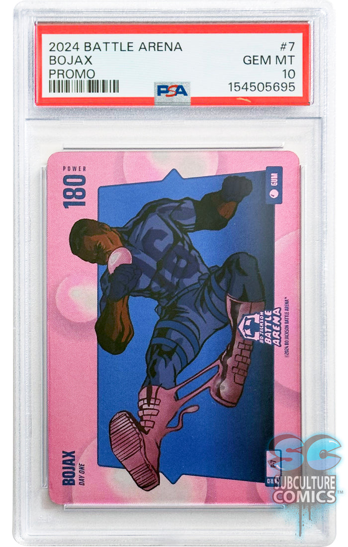 2024 Bo Jackson Battle Arena Alpha Edition: Bojax 1st Day Bubblegum Promo #7 - PSA 10 Gem Mint