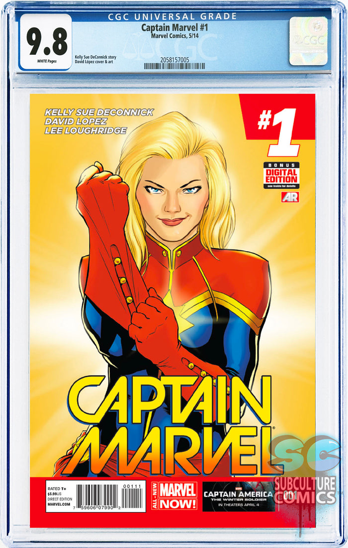 Captain Marvel #1 CGC 9.8