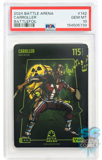 2024 Bo Jackson Battle Arena Alpha Edition: Carroller Glow Battlefoil #142 - PSA 10 Gem Mint