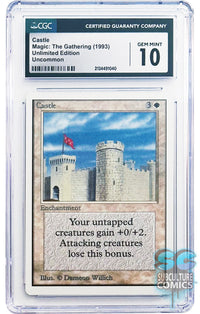 Magic the Gathering: Castle Unlimited Edition Uncommon CGC 10 Gem Mint