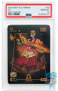 2024 Bo Jackson Battle Arena Alpha Edition: CC Fire Battlefoil #43 - PSA 10 Gem Mint