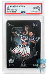2024 Bo Jackson Battle Arena Alpha Edition: CC Steel Battlefoil #45 - PSA 10 Gem Mint
