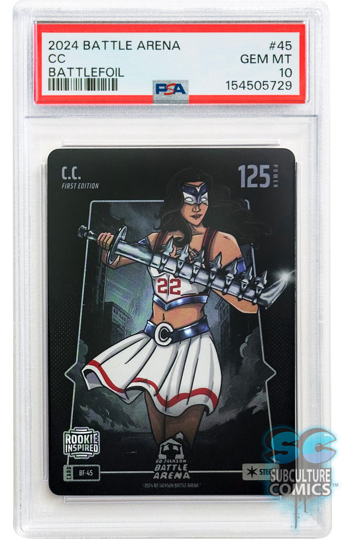 2024 Bo Jackson Battle Arena Alpha Edition: CC Steel Battlefoil #45 - PSA 10 Gem Mint