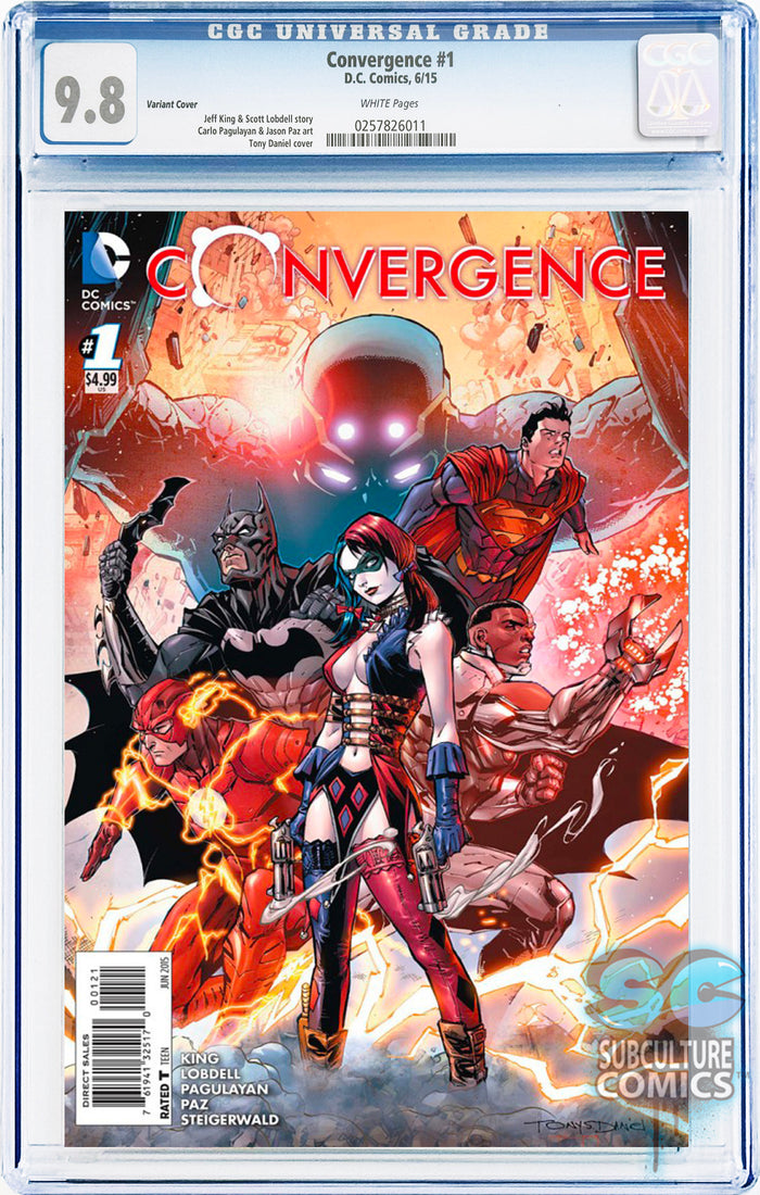 Convergence #1 Variant Cover CGC 9.8