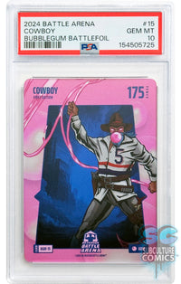 2024 Bo Jackson Battle Arena Alpha Edition: Cowboy Bubblegum Battlefoil #15 - PSA 10 Gem Mint