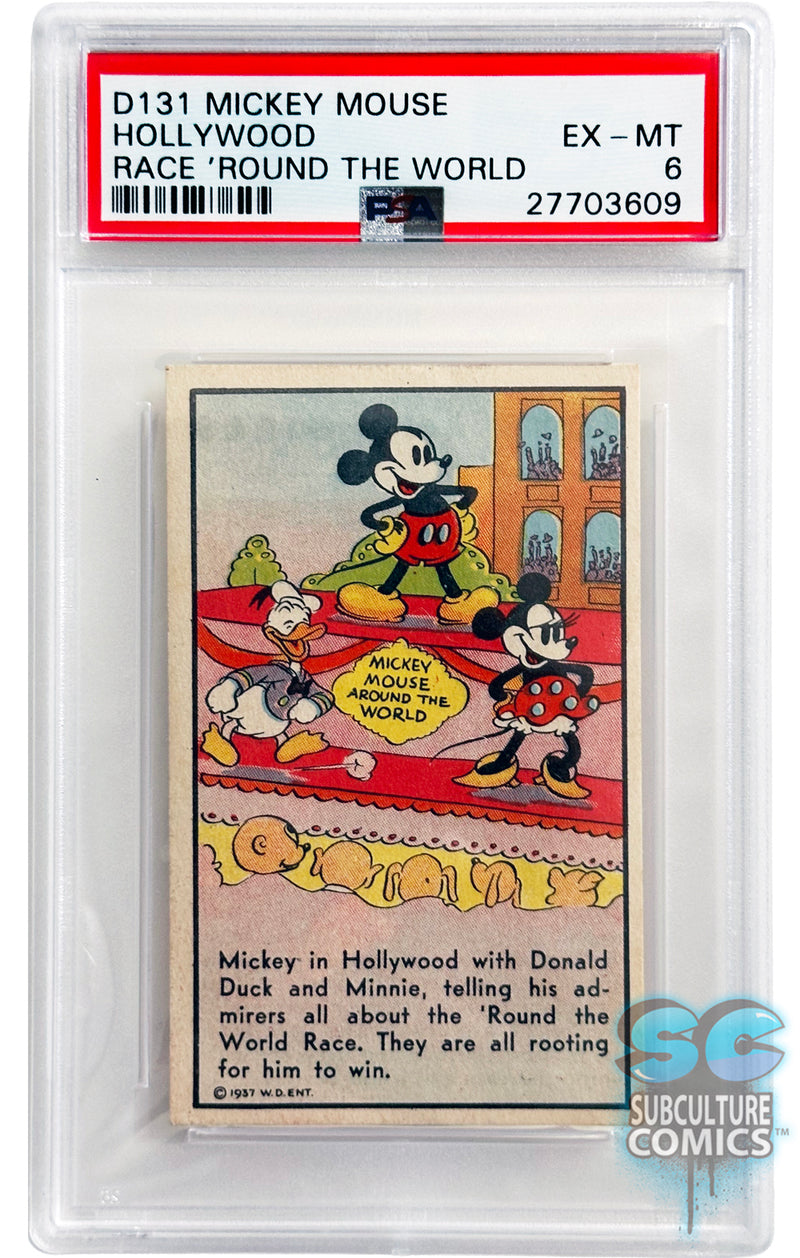 1937 D131 Mickey Mouse Race Around the World Hollywood PSA 6