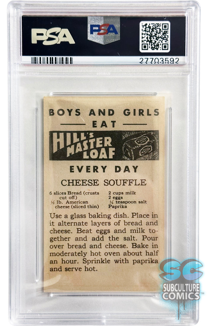 1937 D131 Mickey Mouse Race Around the World Glasgow, Scotland PSA 7