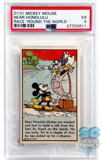 1937 D131 Mickey Mouse Race Around the World Honolulu PSA 6