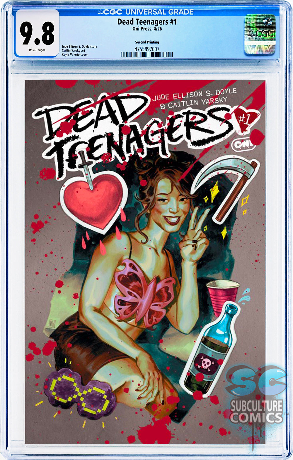 Dead Teenagers #1 2nd Print CGC 9.8