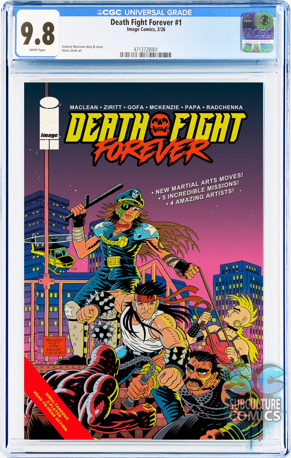 Death Fight Forever #1 CGC 9.8