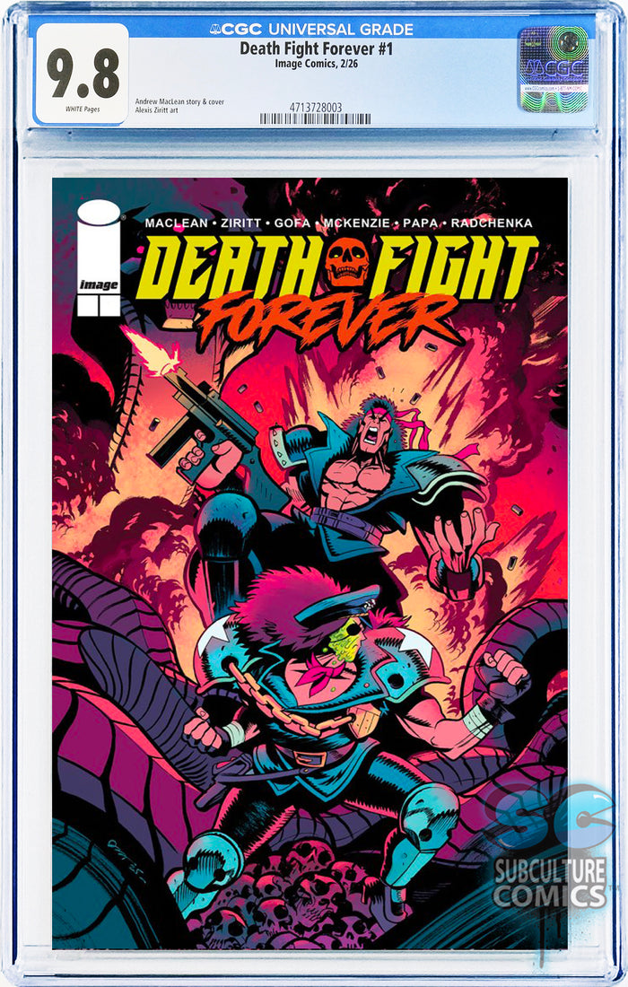 Death Fight Forever #1 Variant Cover CGC 9.8
