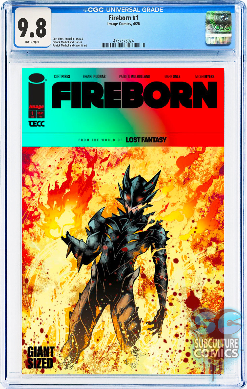 Fireborn #1 CGC 9.8