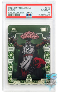 2024 Bo Jackson Battle Arena Alpha Edition: Fungi Linoleum Battlefoil #315 - PSA 10 Gem Mint