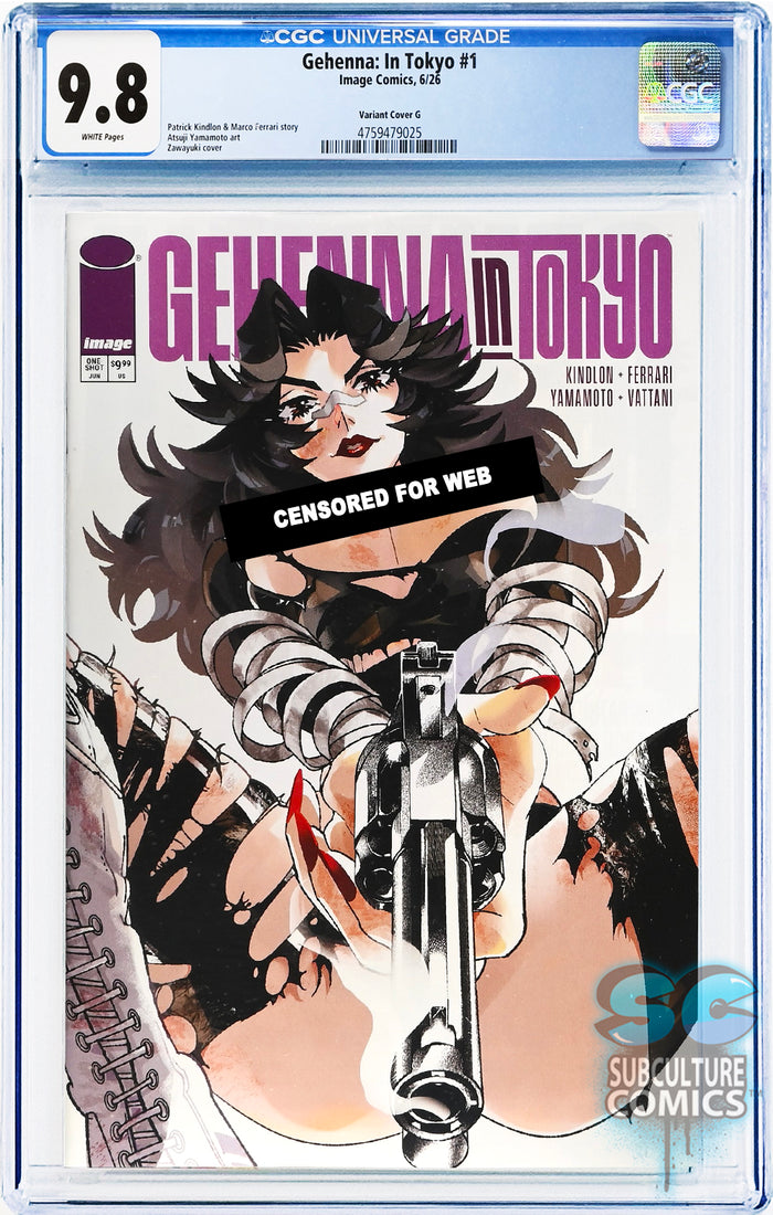 Gehenna: In Tokyo #1 Variant Cover G CGC 9.8