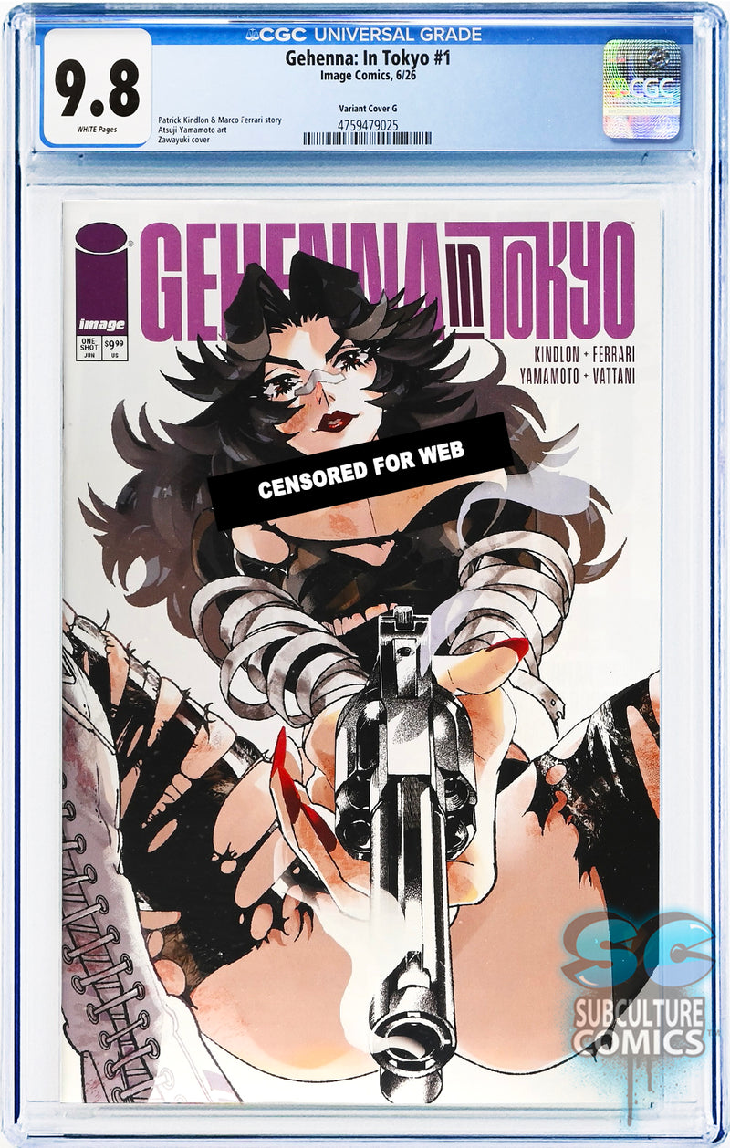 Gehenna: In Tokyo #1 Variant Cover G CGC 9.8