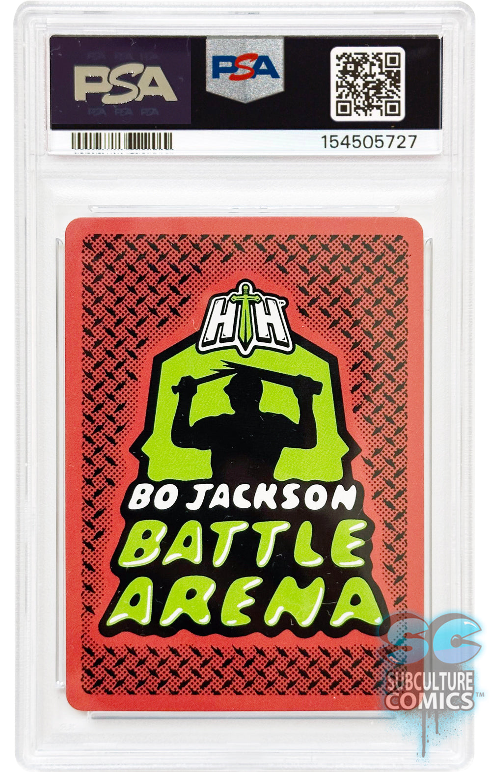 2024 Bo Jackson Battle Arena Alpha Edition: Green-Machine Linoleum Battlefoil #73 - PSA 10 Gem Mint