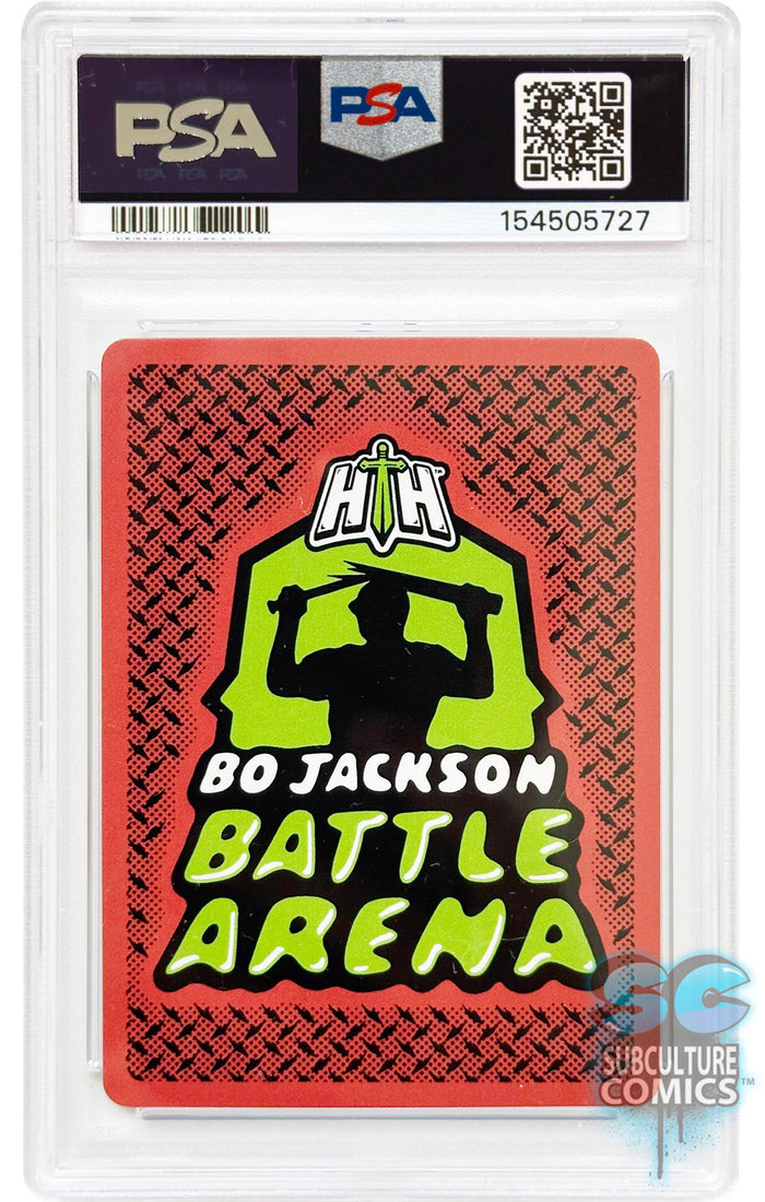 2024 Bo Jackson Battle Arena Alpha Edition: Green-Machine Linoleum Battlefoil #73 - PSA 10 Gem Mint
