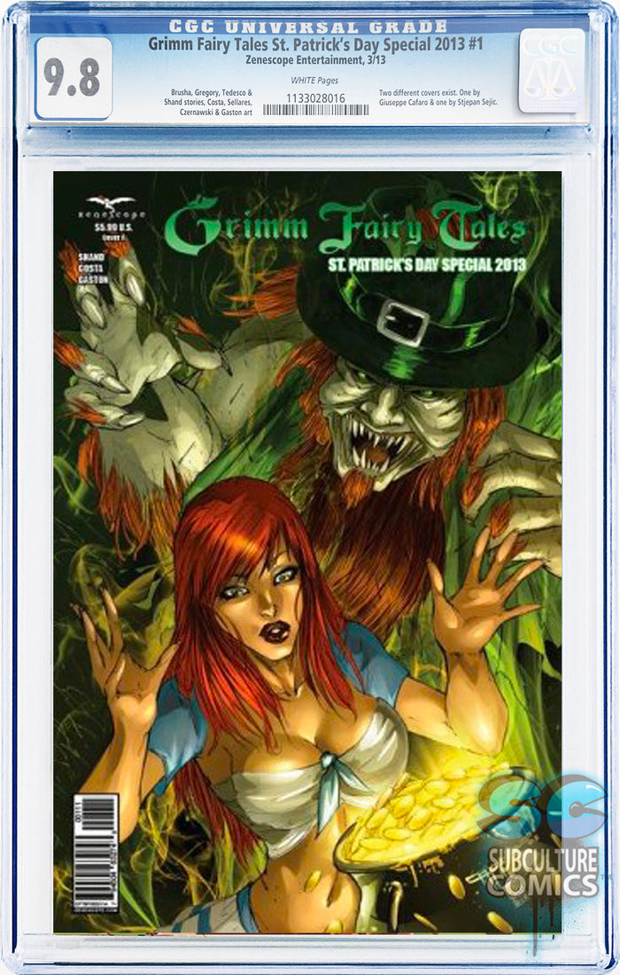 Grimm Fairy Tales St. Patrick's Day Special 2013 #1 CGC 9.8