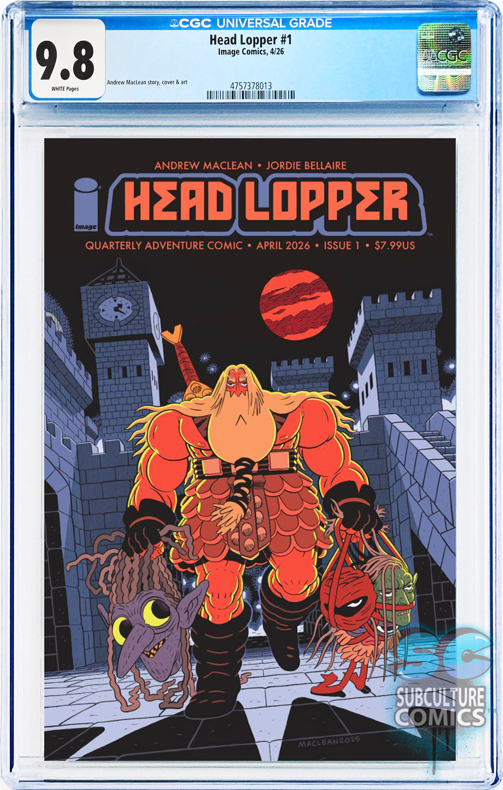 Head Looper #1 CGC 9.8