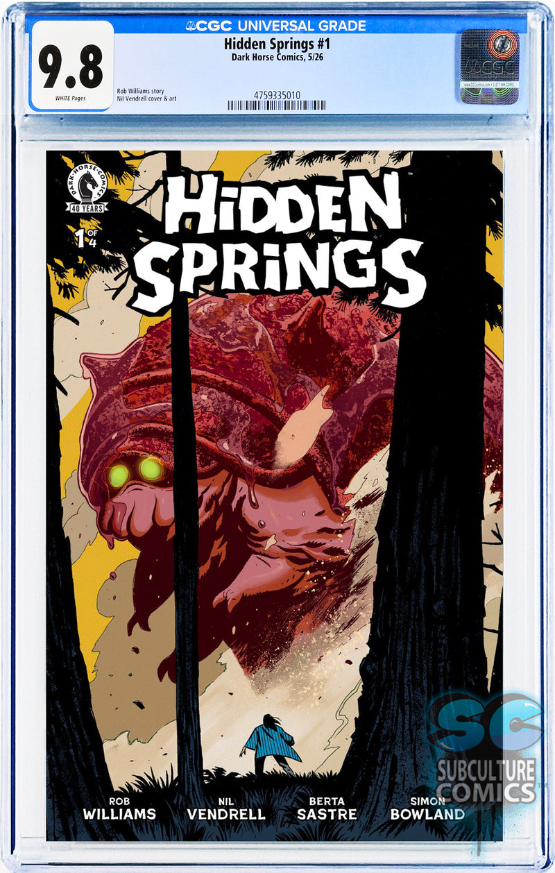 Hidden Springs #1 CGC 9.8