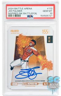 2024 Bo Jackson Battle Arena Alpha Edition: Jim Palmer Inspired Ink Battlefoil #113 - PSA 10 Gem Mint