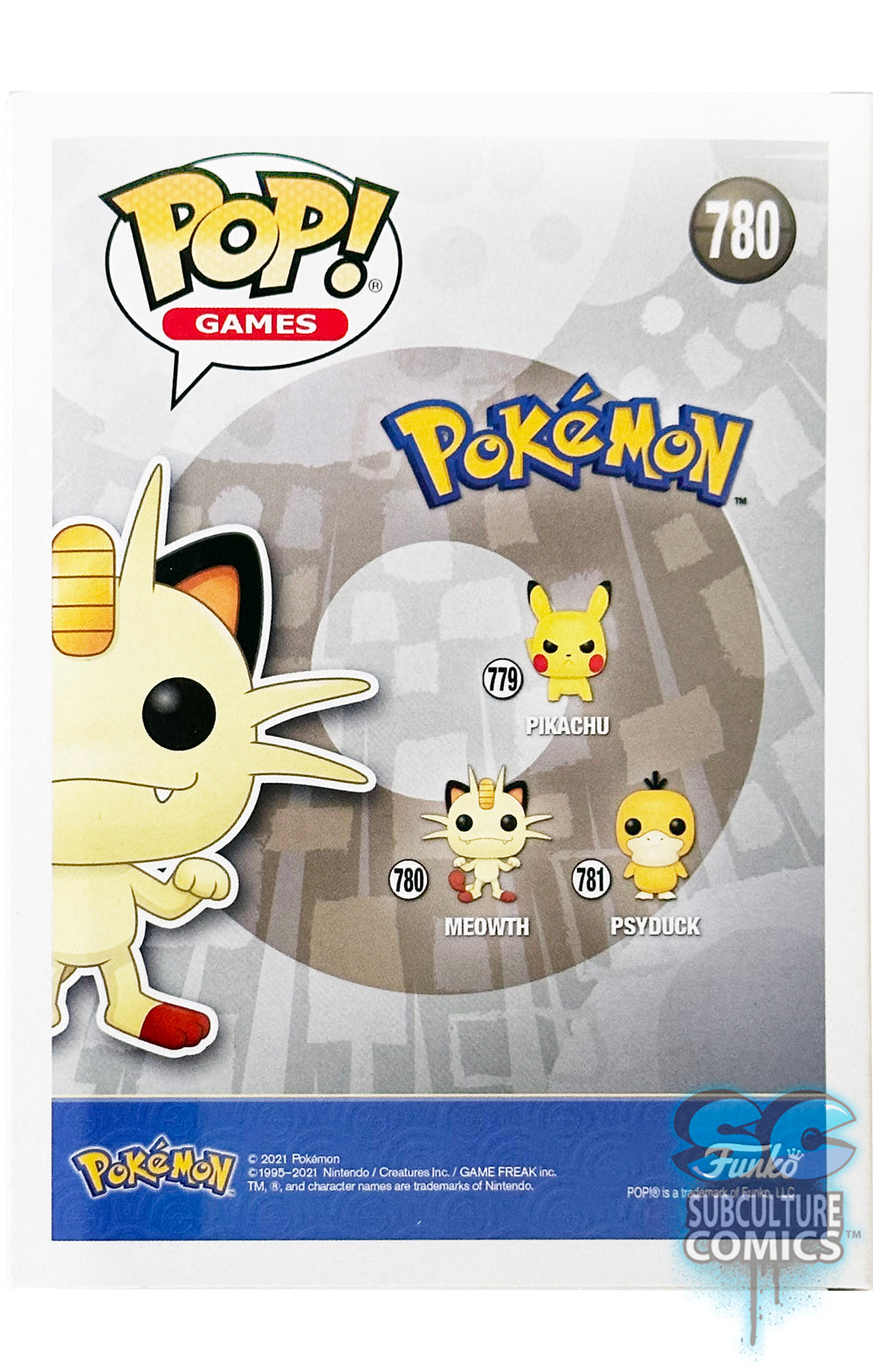 Funko Pop Vinyl Figure #780 Meowth (Pokémon)