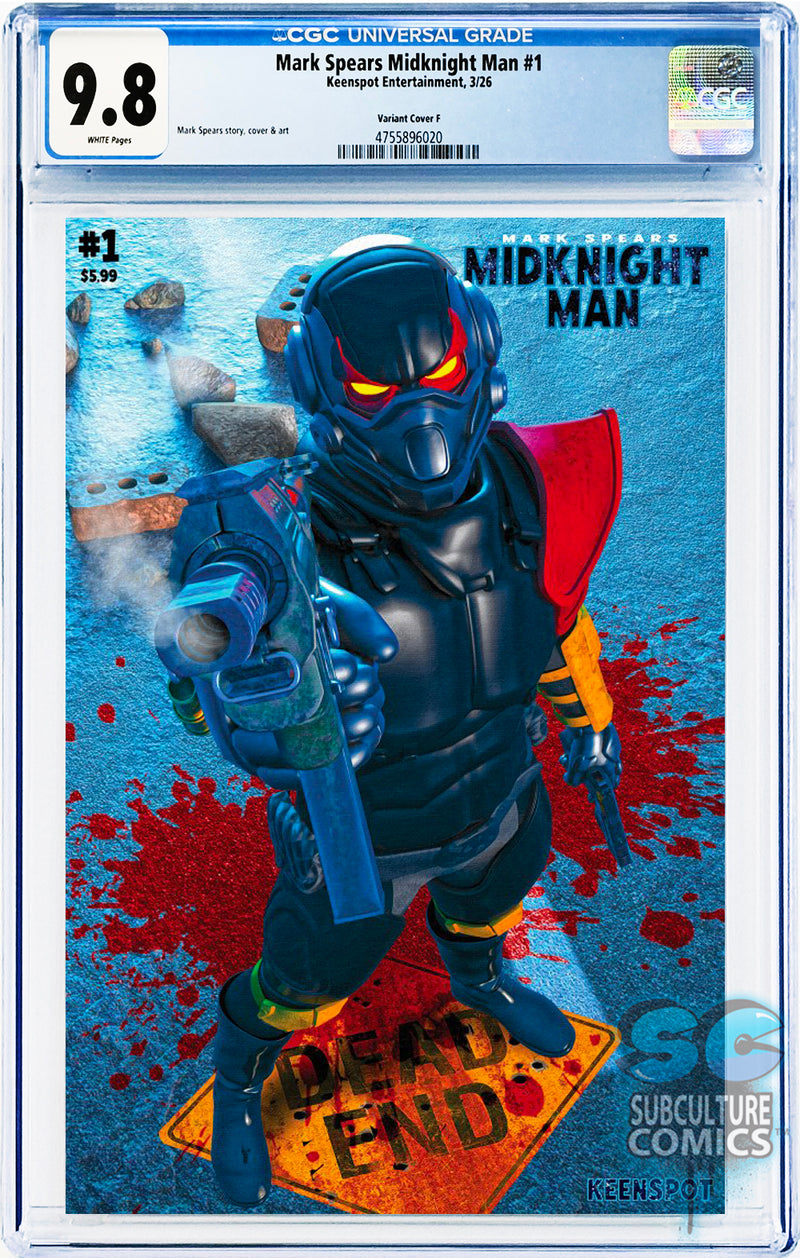 Mark Spears: Midknight Man #1 Variant Cover F CGC 9.8