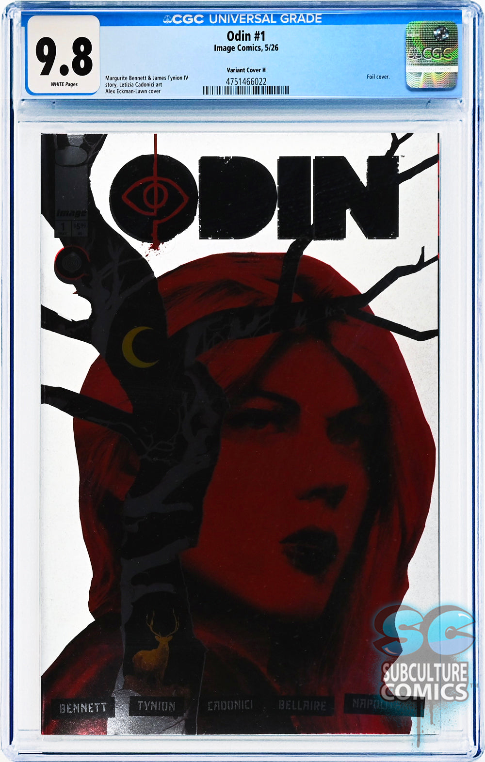 Odin #1 Variant Cover H Foil CGC 9.8