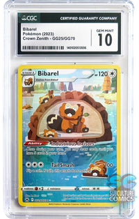 Pokémon Bibarel Crown Zenith GG25/GG70 - CGC 10 Gem Mint