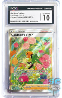 Pokémon Gardenia's Vigor Crown Zenith GG61/GG70 - CGC 10 Gem Mint