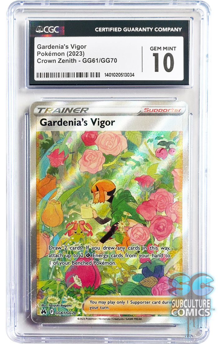 Pokémon Gardenia's Vigor Crown Zenith GG61/GG70 - CGC 10 Gem Mint