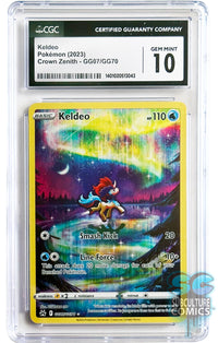 Pokémon Keldeo Crown Zenith GG07/GG70 - CGC 10 Gem Mint