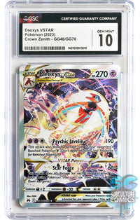 Pokémon Deoxys VSTAR Crown Zenith GG46/GG70 - CGC 10 Gem Mint