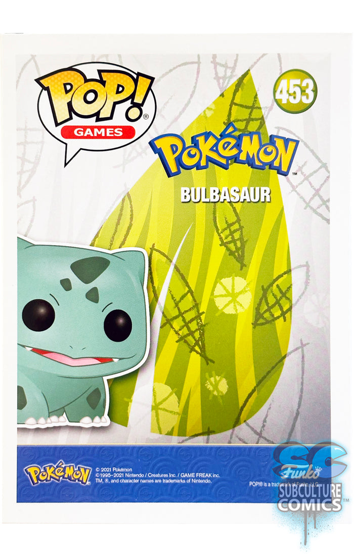 Funko Pop Vinyl Figure #453 Bulbasaur (Pokémon 25th Anniversary Edition)