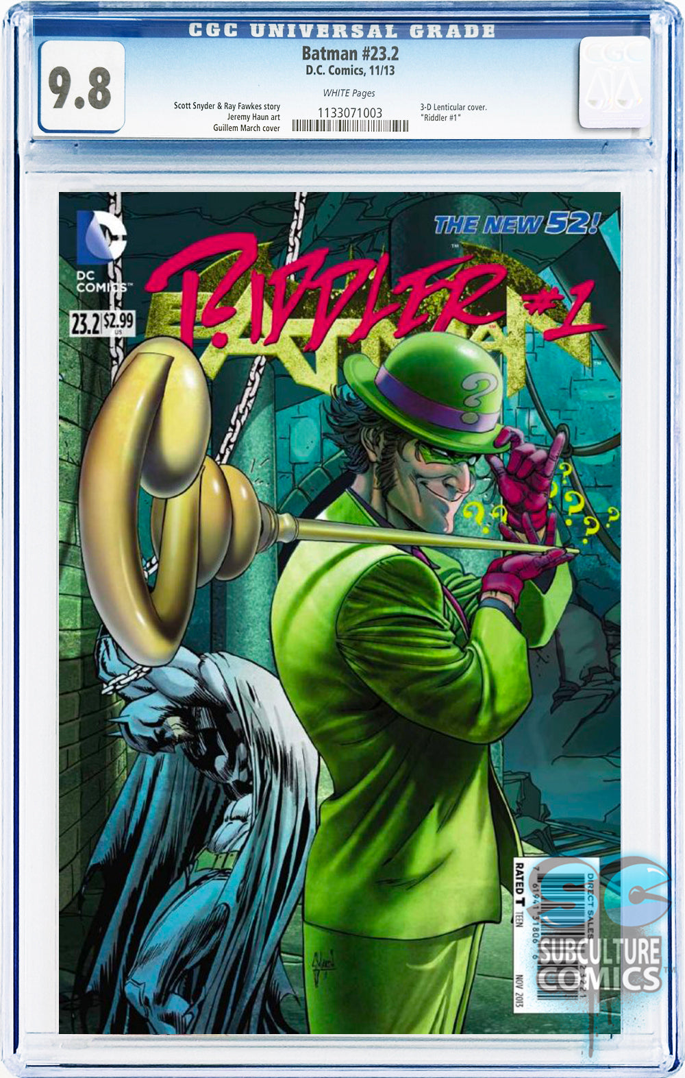 Batman #23.2 (Riddler #1) CGC 9.8