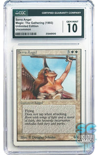 Magic the Gathering: Serra Angel Unlimited Edition Uncommon CGC 10 Gem Mint