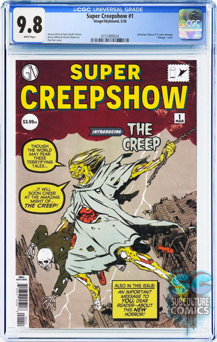 Super Creepshow #1 CGC 9.8