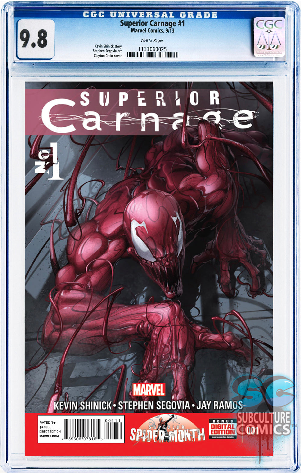 Superior Carnage #1 CGC 9.8