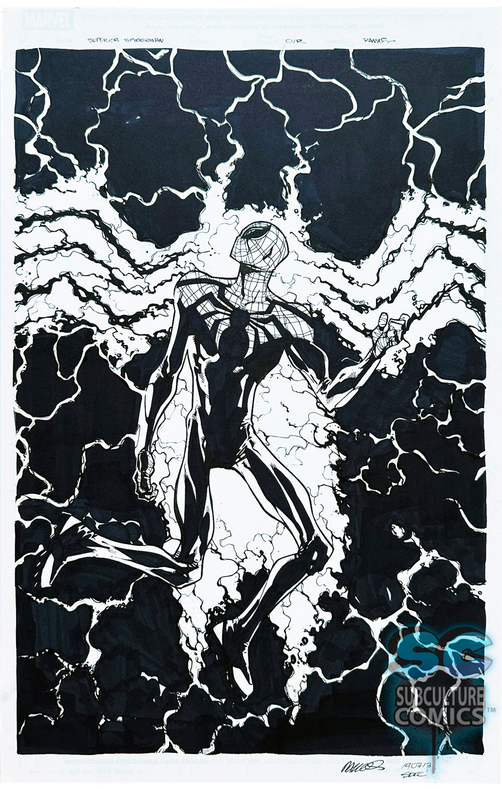 Superior Spider-Man #22 Original Cover Art