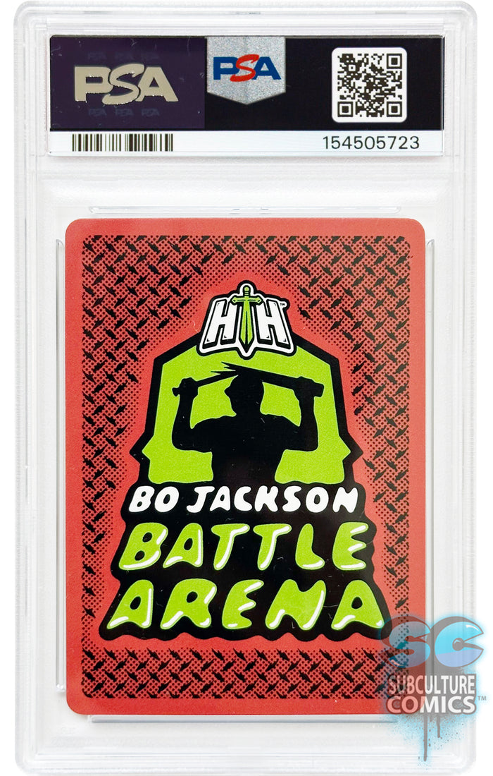 2024 Bo Jackson Battle Arena Alpha Edition: Taze'em Bubblegum Battlefoil #7 - PSA 10 Gem Mint
