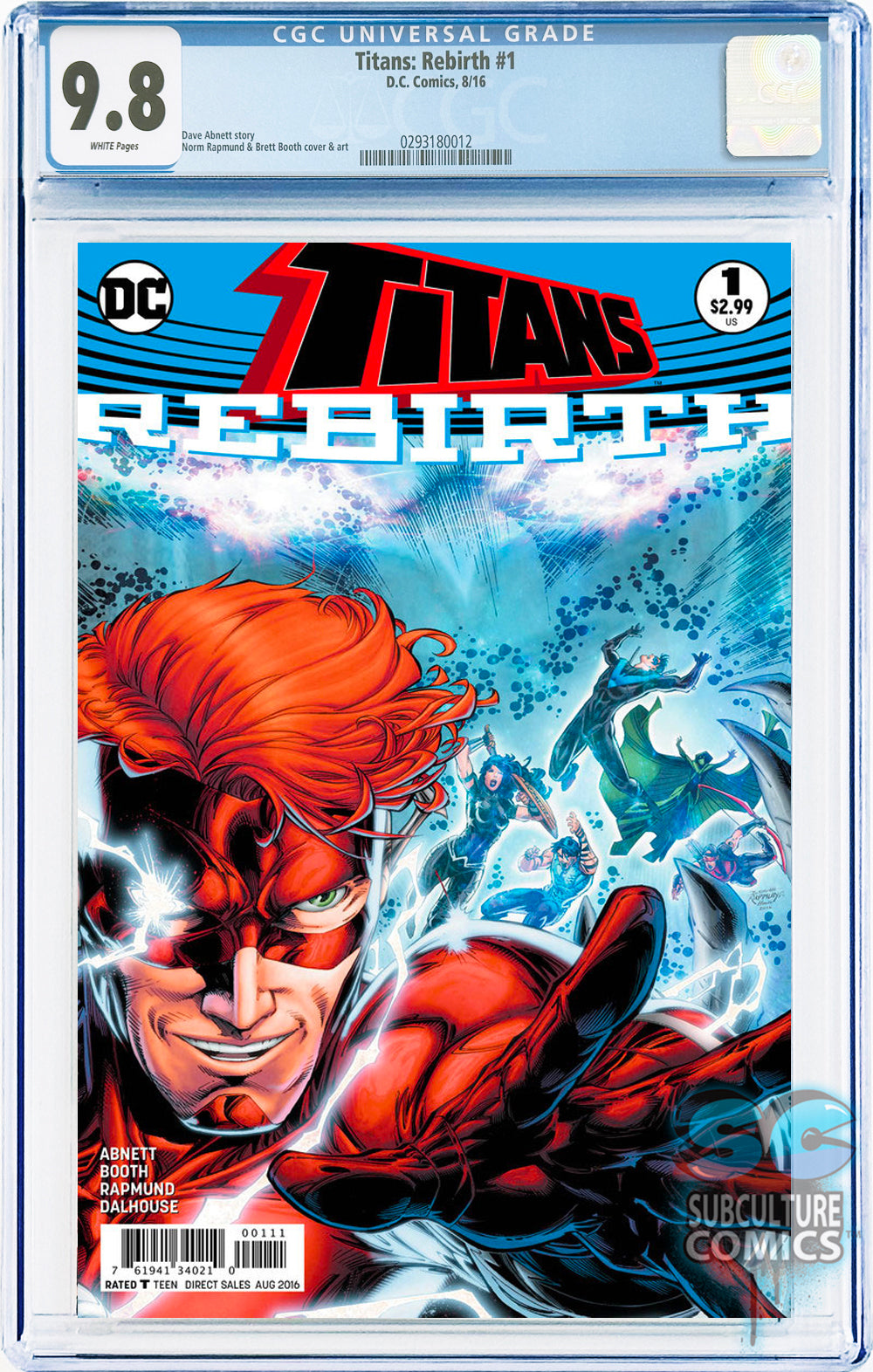 Titans: Rebirth #1 CGC 9.8