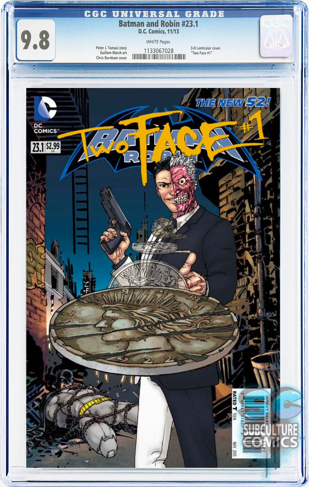 Batman and Robin #23.1 (Two Face #1) CGC 9.8